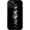 Celestial Witchy Moon Phases Aesthetic G Custodia per iPhone 11 Pro Sequenza di fasi lunari verticali grigie Celeste Lunare Art Boho