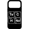 Techno Music Apparel Custodia per iPhone 17 Pro Max Techno Music Periodic Chemical Elements