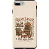 Christmas Season Custodia per iPhone 7 Plus/8 Plus Amante dei libri di Natale Caro Babbo Natale ho bisogno di più libri