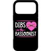 Jazz Band Bassoon Player Merch With Retr Custodia per iPhone 17 Pro Max Dibs Sul Fagotto Romantico San Valentino