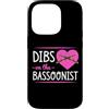 Jazz Band Bassoon Player Merch With Retr Custodia per iPhone 14 Pro Dibs Sul Fagotto Romantico San Valentino