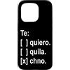 Techno music Custodia per iPhone 15 Pro Te quiero, tequila, techno