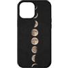 Celestial Witchy Moon Phases Aesthetic G Custodia per iPhone 12 Pro Max Arte lunare celeste verticale scura sequenza luna crescente