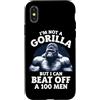 I'm Not A Gorilla But I Can Beat Off A 1 Custodia per iPhone X/XS Non sono un gorilla ma posso battere un 100 Citazioni divertenti per uomini