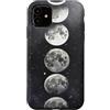 Celestial Witchy Moon Phases Aesthetic G Custodia per iPhone 11 Sequenza di fasi lunari verticali grigie Celeste Lunare Art Boho