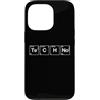Techno music Apparel Custodia per iPhone 13 Pro Techno music Periodic chemical elements