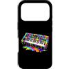 Synthesizer Electronic Music Lover Gifts Custodia per iPhone 17 Pro Sintetizzatore Dripping Paint Music Lover