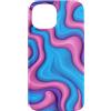 Flowing Swirl Gifts Custodia per iPhone 15 Rosa Blu Viola Swirl