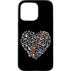Jazz Band Bassoon Player Merch With Retr Custodia per iPhone 15 Pro Max Fagotto Cuore Fagotto Musicista Band Musica San Valentino
