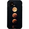 Celestial Witchy Moon Phases Aesthetic G Custodia per iPhone 11 Arancione Verticale Sequenza di fasi lunari Celeste Lunare Art Boho