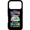 Jazz Band Bassoon Player Merch With Retr Custodia per iPhone 17 Pro Sono un suonatore di fagotto perché la respirazione è sopravvalutata
