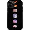 Celestial Witchy Moon Phases Aesthetic G Custodia per iPhone 11 Pro Colorato Verticale Sequenza di Fase Lunare Celeste Arte