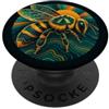 Utility Insect Hiking Designs Honeybee Campeggio Topografico Gorpcore Art PopSockets PopGrip Adesivo