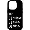 Techno music Custodia per iPhone 14 Pro Te quiero, tequila, techno