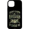 Jazz Band Bassoon Player Merch With Retr Custodia per iPhone 15 Plus Non ho scelto il fagotto che mi ha scelto