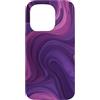 Flowing Swirl Gifts Custodia per iPhone 15 Pro Vortice di flusso astratto viola profondo
