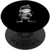Grumpy Frog Drinking Coffee Gifts Men Wo Grumpy Frog Bere Caffè Rospo Divertente amante del caffè PopSockets PopGrip Adesivo