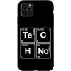 Techno Music Apparel Custodia per iPhone 11 Pro Max Techno Music Periodic Chemical Elements