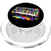Synthesizer Electronic Music Lover Gifts Sintetizzatore Dripping Paint Music Lover PopSockets PopGrip per MagSafe