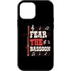 Jazz Band Bassoon Player Merch With Retr Custodia per iPhone 12 mini Temere il fagotto