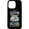 Jazz Band Bassoon Player Merch With Retr Custodia per iPhone 15 Pro Max Sono un suonatore di fagotto perché la respirazione è sopravvalutata