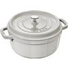 STAUB CASSERUOLA COCOTTE TONDA CM 28 WHITE TRU 1007306