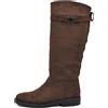 IF Fashion Scarpe da Donna Stivali Alti Con Fibbia Cinghia Tacco Medio XG107
