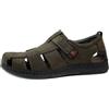 Walk In the city Sandali Uomo in Pelle Nabuk Grigio con Strap