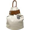 Chicca Borse - Borsa Zaino da Donna in Vera Pelle Made in Italy - 28x35x12 Cm