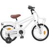 Drillkyn Bicicletta per bambini da 2 a 4 anni, con telaio in acciaio, parafanghi, campanello e supporto, leggera a due ruote, ideale per il tempo libero, le gite e i pendolari sicuri