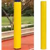 Generic Imbottitura per Palo da Basket Rotondo Gialla, Altezza 1,8m 1,5m | Copertura Protettiva Antiurto per Colonne Di Canestro Da Basket per Allenamento All'aperto, Resistente