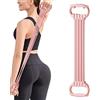 Generic Fascia di resistenza regolabile Cinghia fitness | Cinghia di stretching per la schiena per donne uomini adulti sportivi principianti professionisti viaggiatori ufficio