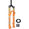 LHHL 26/27,5/29 pollici Forcella ammortizzata aria MTB sgancio rapido 9x100mm | Dritta 1-1/8 Corsa 140mm Rimbalzo Regolazione Manuale/Remoto Forcelle anteriore per mountain bike XC/AM