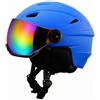 Ronyme Casco da Visiera Ventilato | Costruzione in-Fusione, Casco da Neve con Visiera Integrata, per Snowboard
