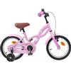 Drillkyn Bicicletta per bambini in acciaio con sedile e manubrio regolabili per 2-4 anni, con freno, parafango e campanello, bicicletta leggera per tutti i giorni, tempo libero, gite e pendolari