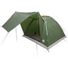 GKHPYURE Tenda Campeggio 6 Persone Bianco Blackout con Tendone e Finestra Rete