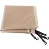 Alipis Telo Superiore per Tenda Automatica 3-4 Persone | Tessuto Oxford Beige e Bordo Robusto, Cuciture Rinforzate Rivestimento Pu, per Campeggio e Uso All'aperto