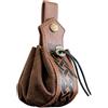 Spldsun Marsupio Portatile Retrò Rinascimentale, Borsa con Coulisse in Pelle, Marsupio Rinascimentale, Ottimo per Portare con te Altri Piccoli Oggetti