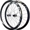KUNYOS 700C Road Bike Wheelset Freno A Disco Thru Axle Bike Ruote Anteriori E Posteriori Doppio Strato Cerchi 24H Mozzi Straight Pull per 8 9 10 11 12 velocità Cassetta