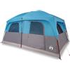 GKHPYURE Tenda Familiare a Cabina Grigia per 10 Persone, Impermeabile, 3 Camere,