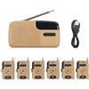 ZMdooreasy Carp Bite Alarm System 50H Standby impermeabile (1-6) | Portata wireless 500 m, per ascoltare i morsi da campeggio, pesca notturna, trasmissione del suono chiara