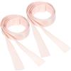minkissy 2 Rotoli Nastro Rosa per Scarpette da Danza e Balletto, 20 MM | Spettacoli di Scena, Design Raffinato, Resistenza All'usura, Comfort, 2,5 Metri Ciascuno