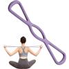 Generic Fasce di resistenza con maniglie per braccia Elastico Figura 8 Elastico con | Fasce elastiche per principianti e professionisti per l'allenamento a casa palestra ufficio studente pettine