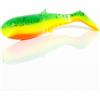 Savage Gear Cannibal Shad - Esca da pesca in acqua dolce, firecracker, 12,7 cm, per pesce persico, lucioperca, trota e persico, azione di precisione a coda di calcio, arricchita con profumo