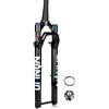 LHHL 700C Forcella anteriore aria XC per bici gravel fuoristrada tubo conico | Asse passante 100×12mm Corsa 60 mm freno a disco blocco manuale Forcelle