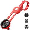 FACAIIO Supporto pieghevole in alluminio per computer da bicicletta, rotazione 360 | Manubrio per Cateye Garmin Bryton Road Mountain E-Bike Ciclismo GPS Holder Accessorio Grigio