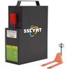 SSCYHT Batteria al Litio 24V 20Ah per transpallet Elettrico | Per transpallet elettrici, pacco batterie LiFePO4, connettore Anderson, maniglia portatile