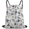 Morbuy Sacca Sportiva Zaino a Sacco (Triangolo) | Stampa Triangolo Zaino Traspirante con Coulisse Sportivo Leggero Traspirante per Palestra, Scuola, Viaggi, Uomo Donna Unisex