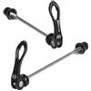 Chooee Sgancio Rapido per MTB/Bici Strada/Mountain Bike, sganci rapidi per Bicicletta Mozzo Ruota Anteriore e Posteriore, Nero/Rosso