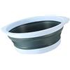 Domary Lavabo Pieghevole in Plastica Ispessita Portatile per Viaggi e | Design Leggero e Pieghevole, Spazio di Archiviazione Salvaspazio, Bocca Larga per Versare Facilmente, Materiale Resistente